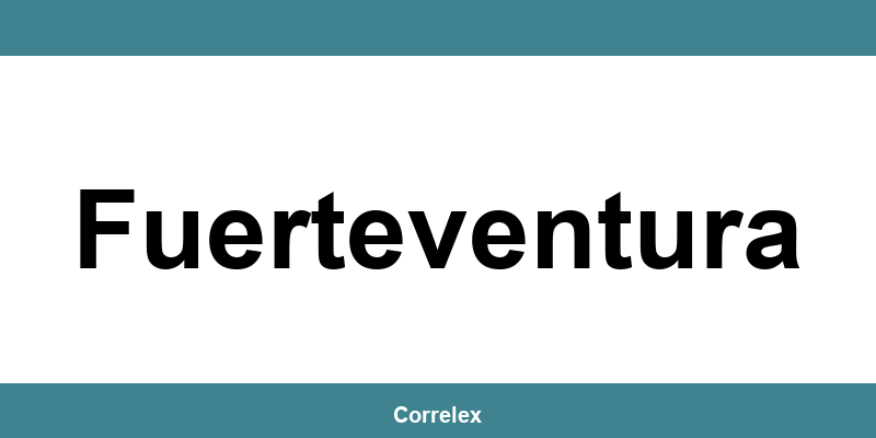 Número de teléfono sin coste de Correos Express en Fuerteventura