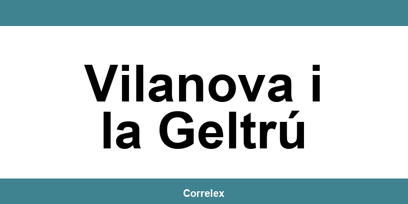 Número de teléfono sin coste de Correos Express en Vilanova i la Geltrú